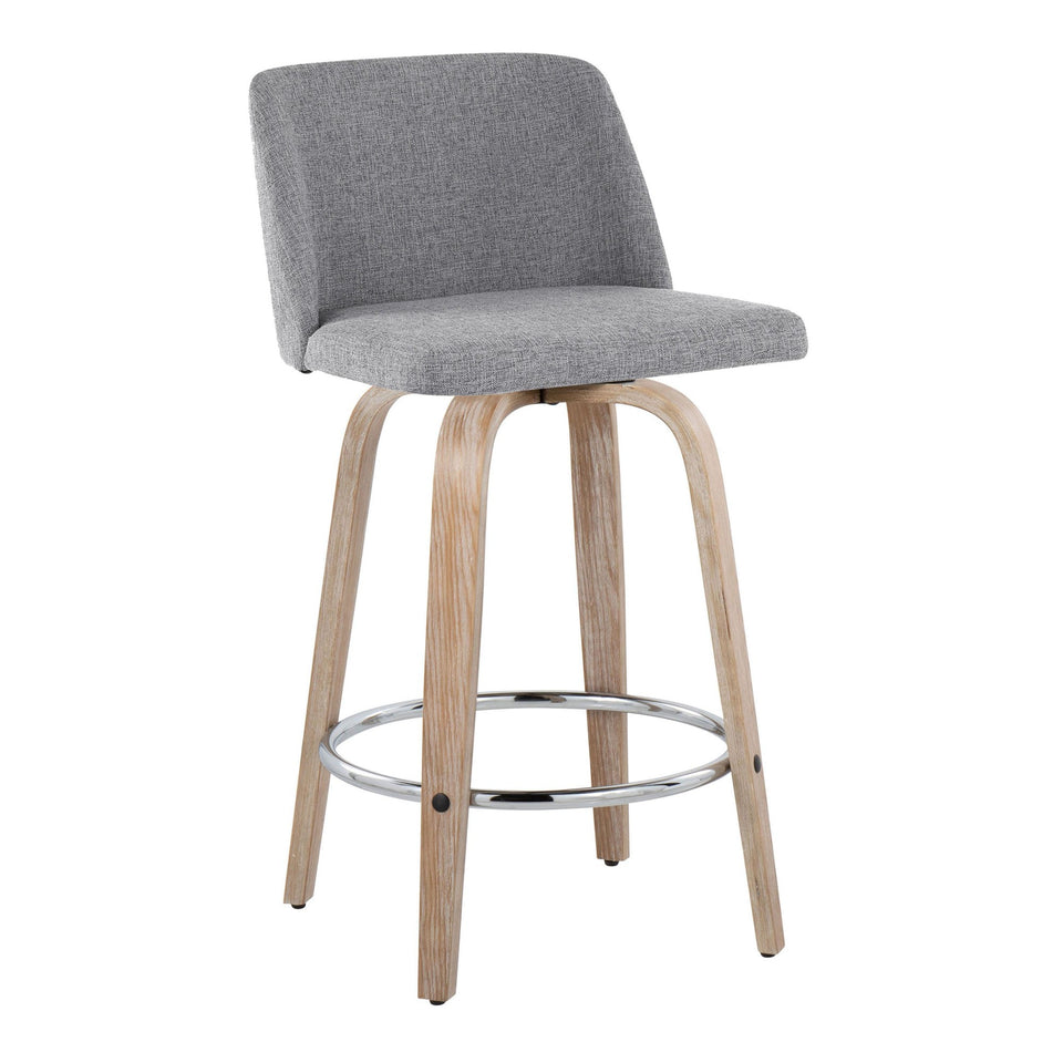 Toriano 26" Fixed-Height Counter Stool - Set of 2