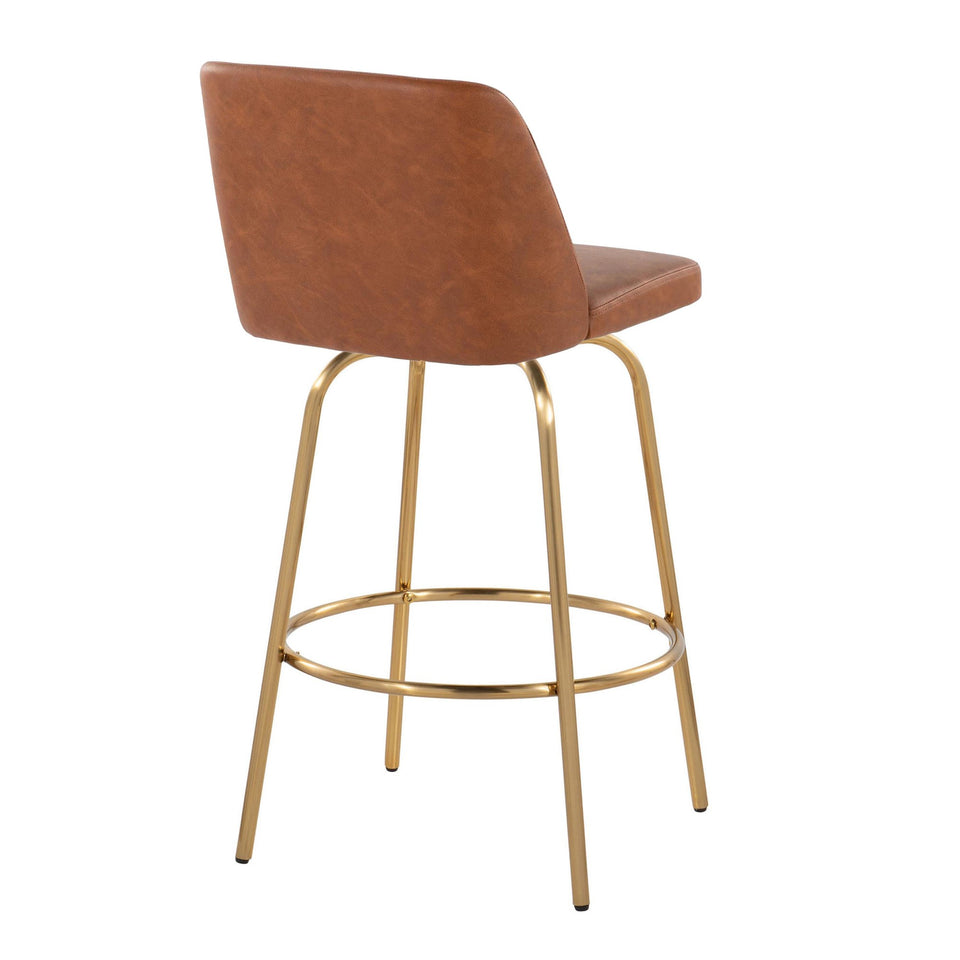 Toriano 26" Fixed-Height Counter Stool - Set of 2