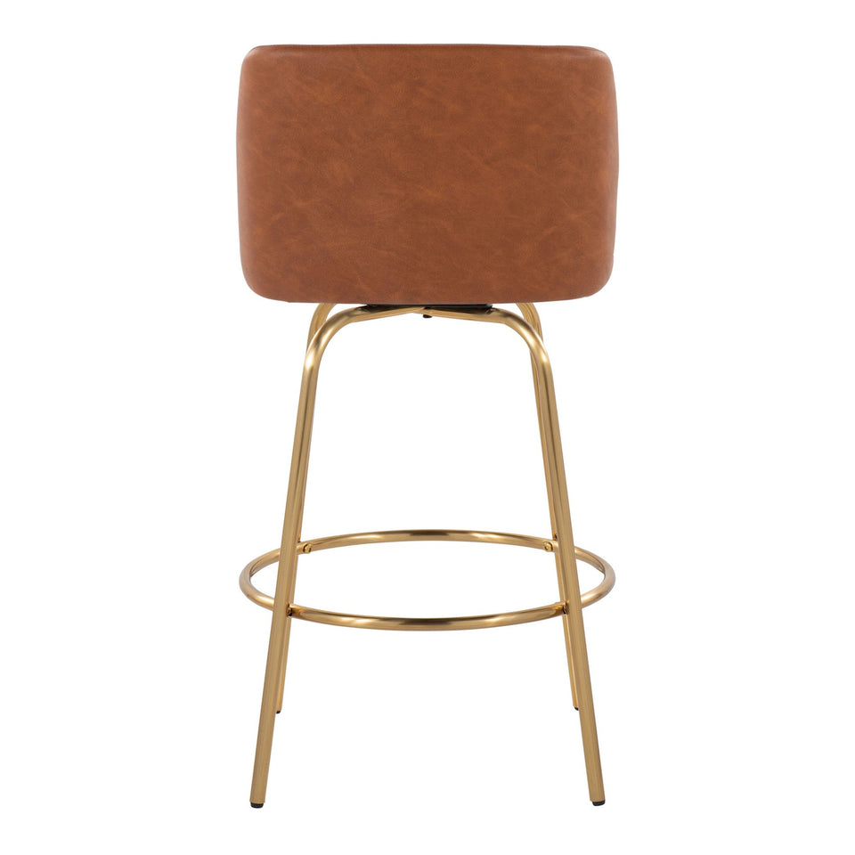 Toriano 26" Fixed-Height Counter Stool - Set of 2