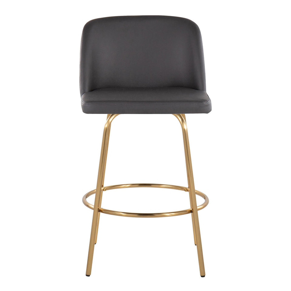 Toriano 26" Fixed-Height Counter Stool - Set of 2