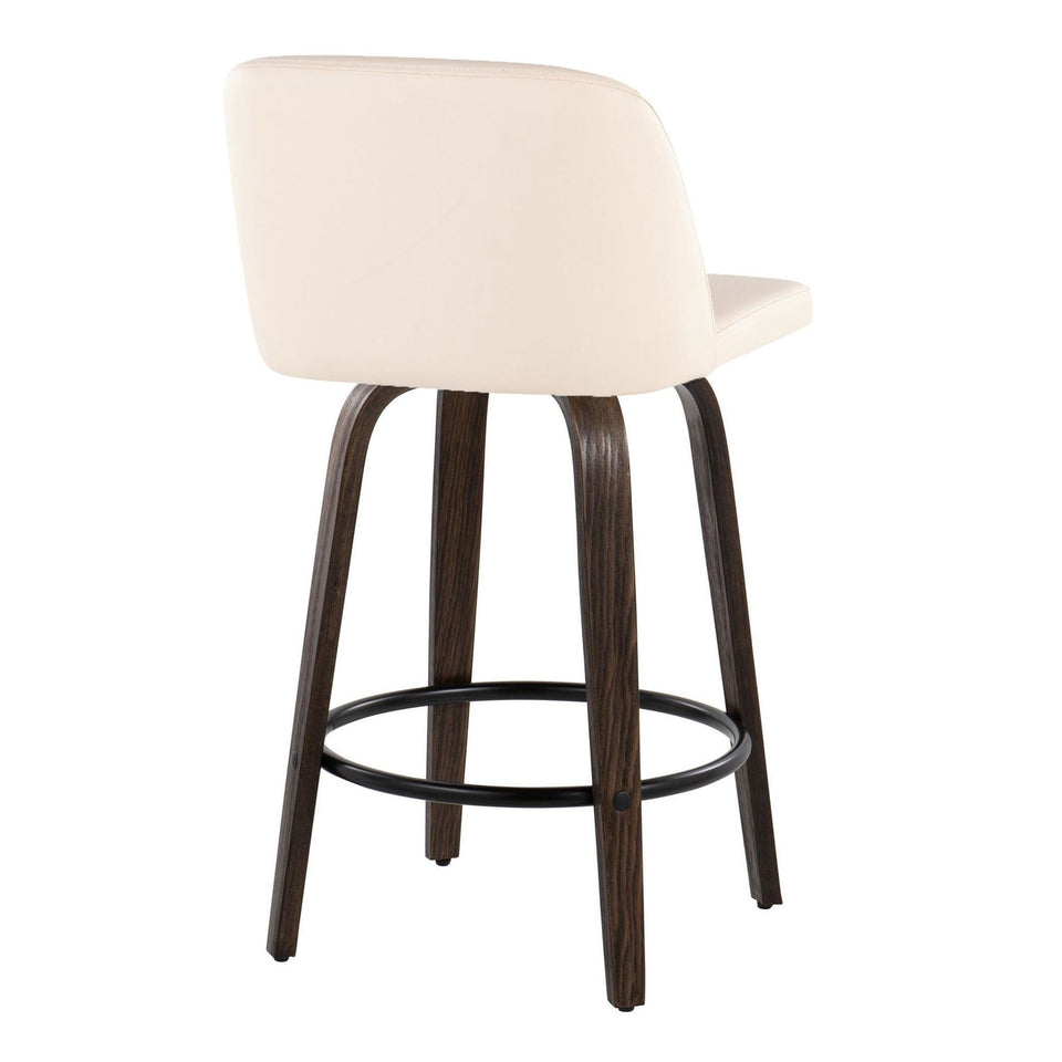 Toriano 26" Fixed-Height Counter Stool - Set of 2