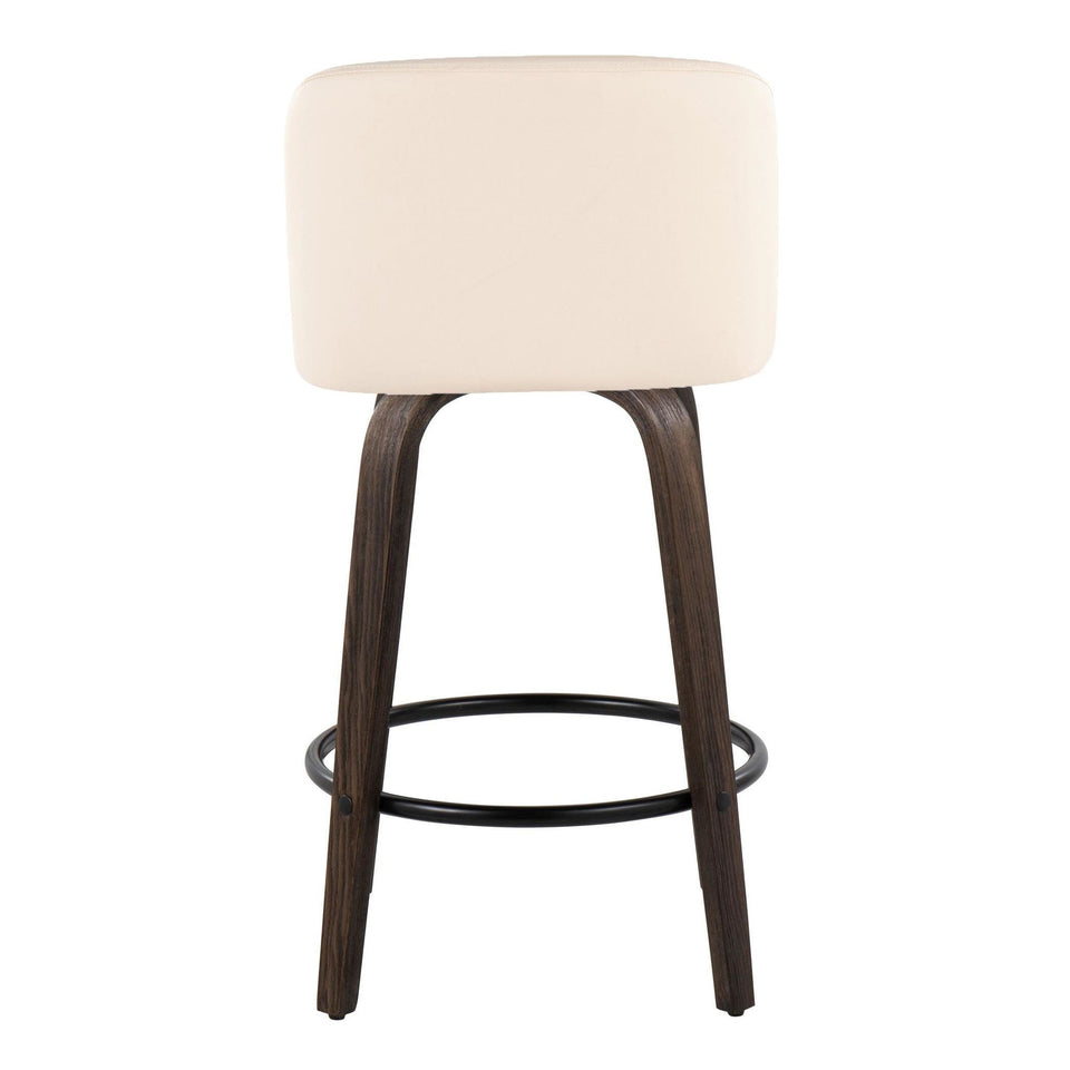 Toriano 26" Fixed-Height Counter Stool - Set of 2