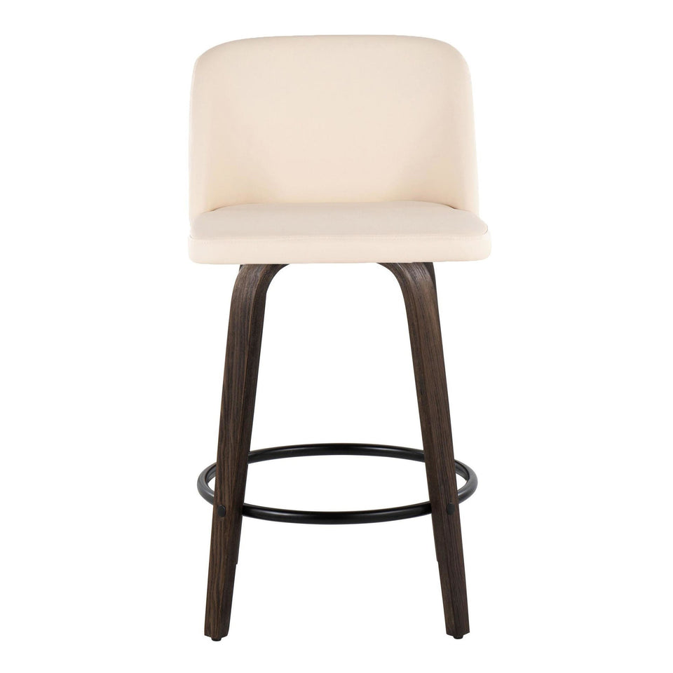 Toriano 26" Fixed-Height Counter Stool - Set of 2
