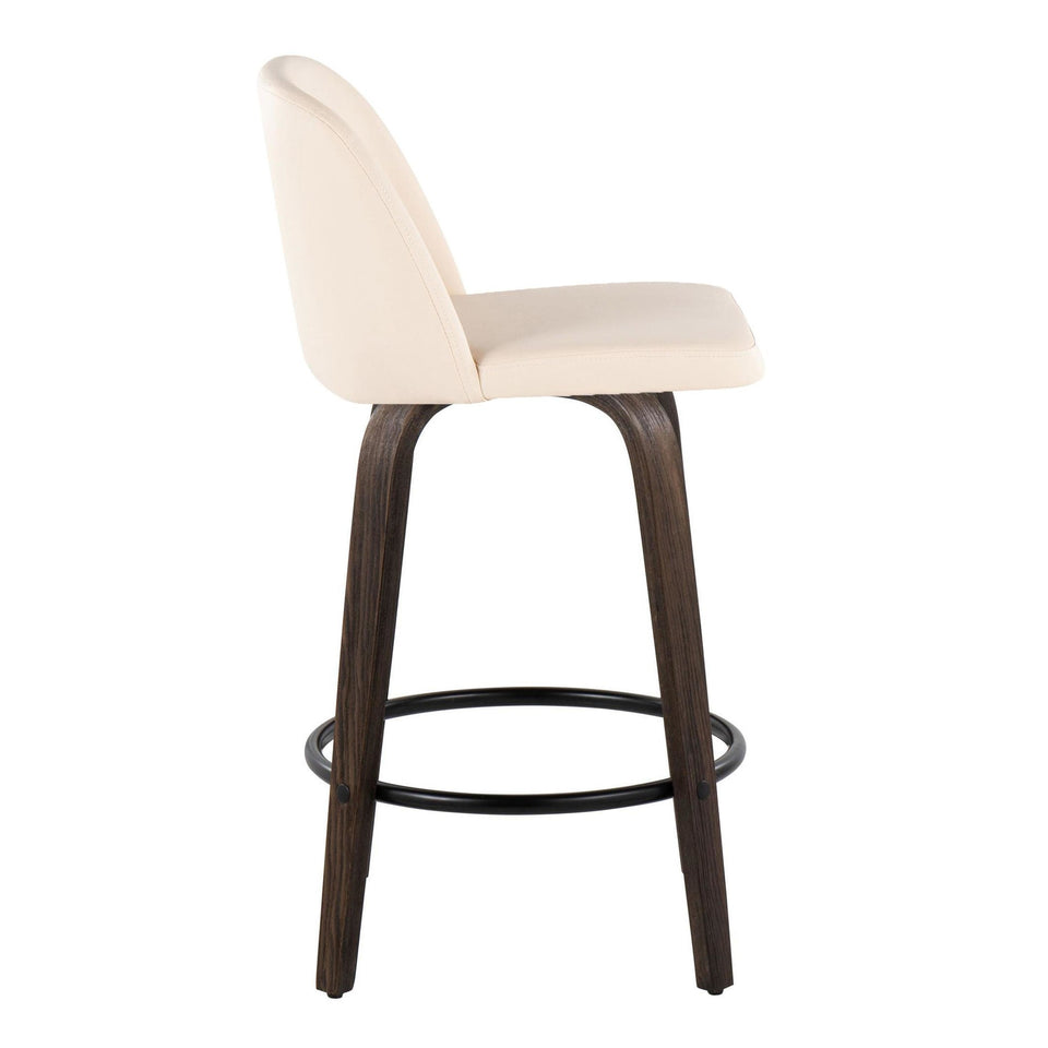 Toriano 26" Fixed-Height Counter Stool - Set of 2