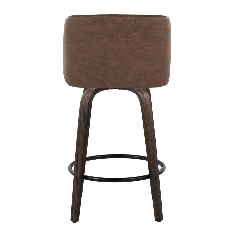 Toriano 26" Fixed-Height Counter Stool - Set of 2