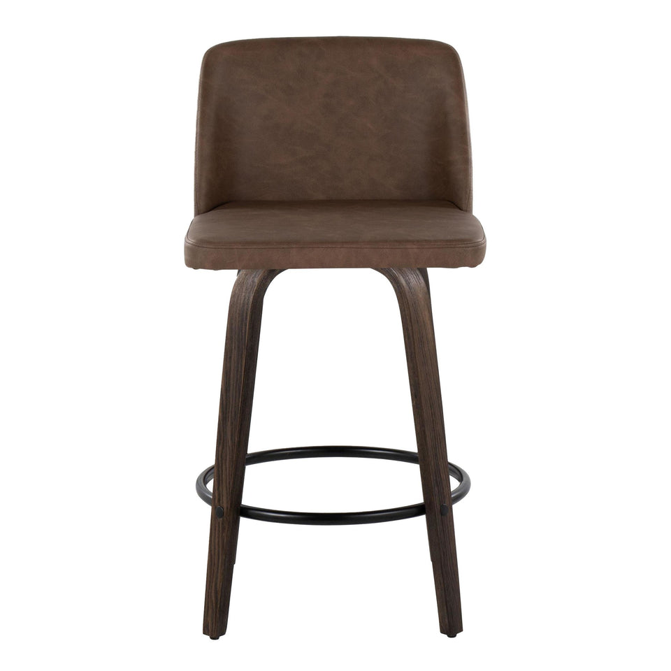 Toriano 26" Fixed-Height Counter Stool - Set of 2