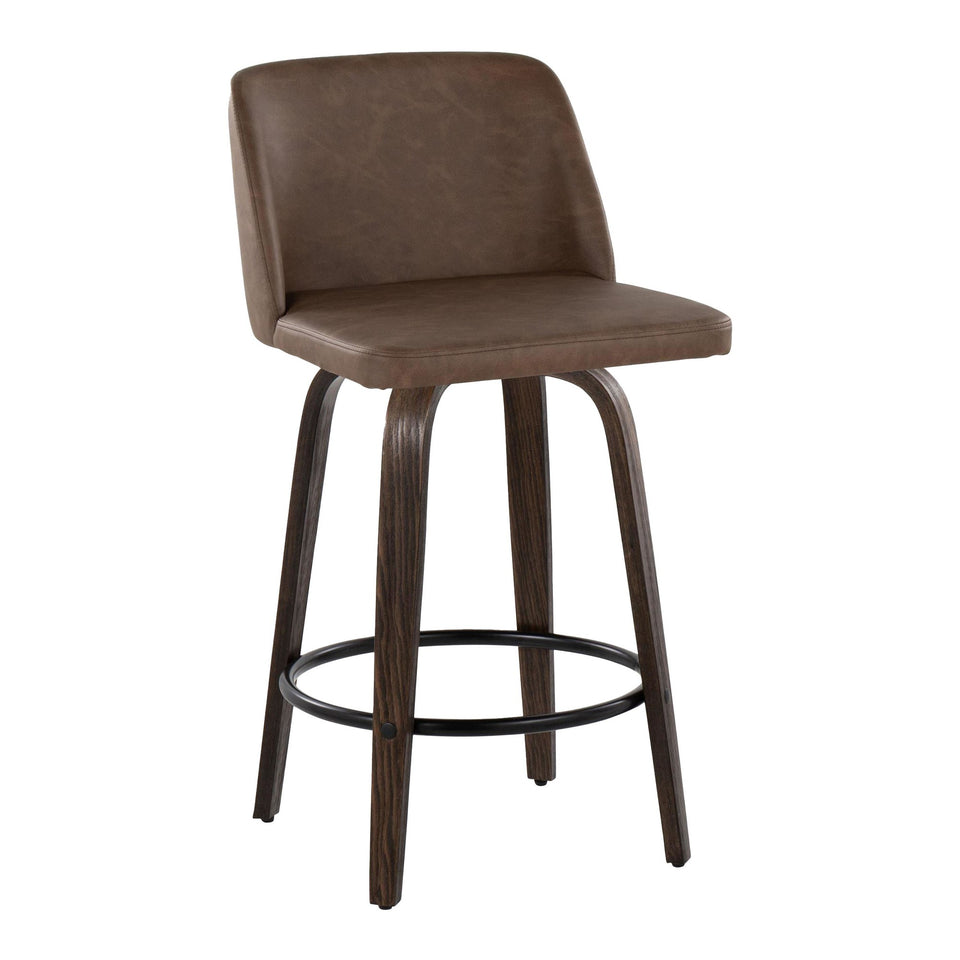 Toriano 26" Fixed-Height Counter Stool - Set of 2