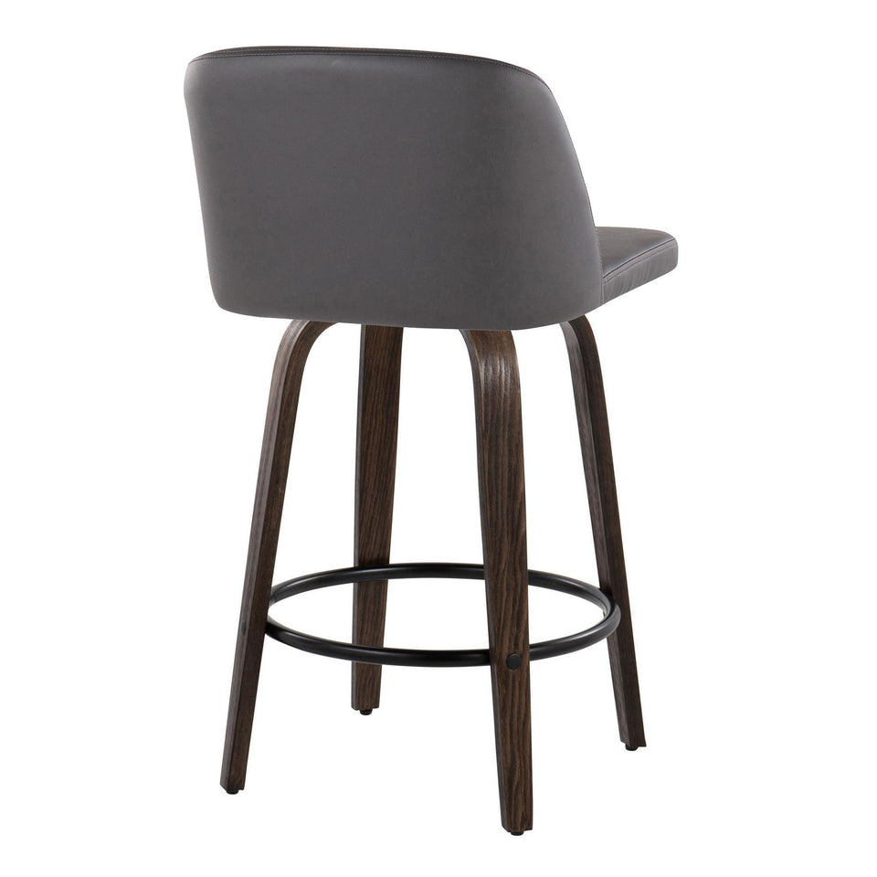 Toriano 26" Fixed-Height Counter Stool - Set of 2