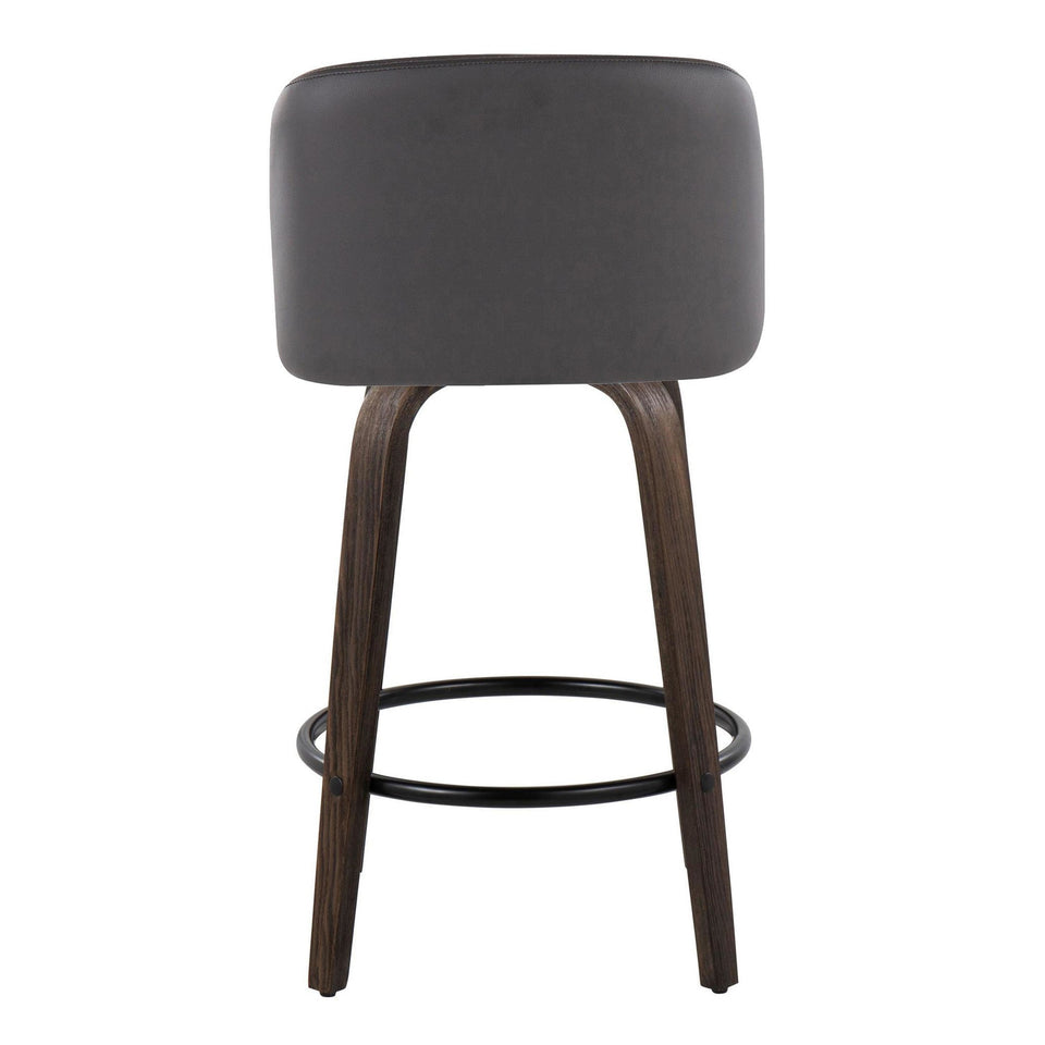 Toriano 26" Fixed-Height Counter Stool - Set of 2