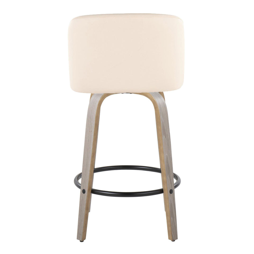 Toriano 26" Fixed-Height Counter Stool - Set of 2
