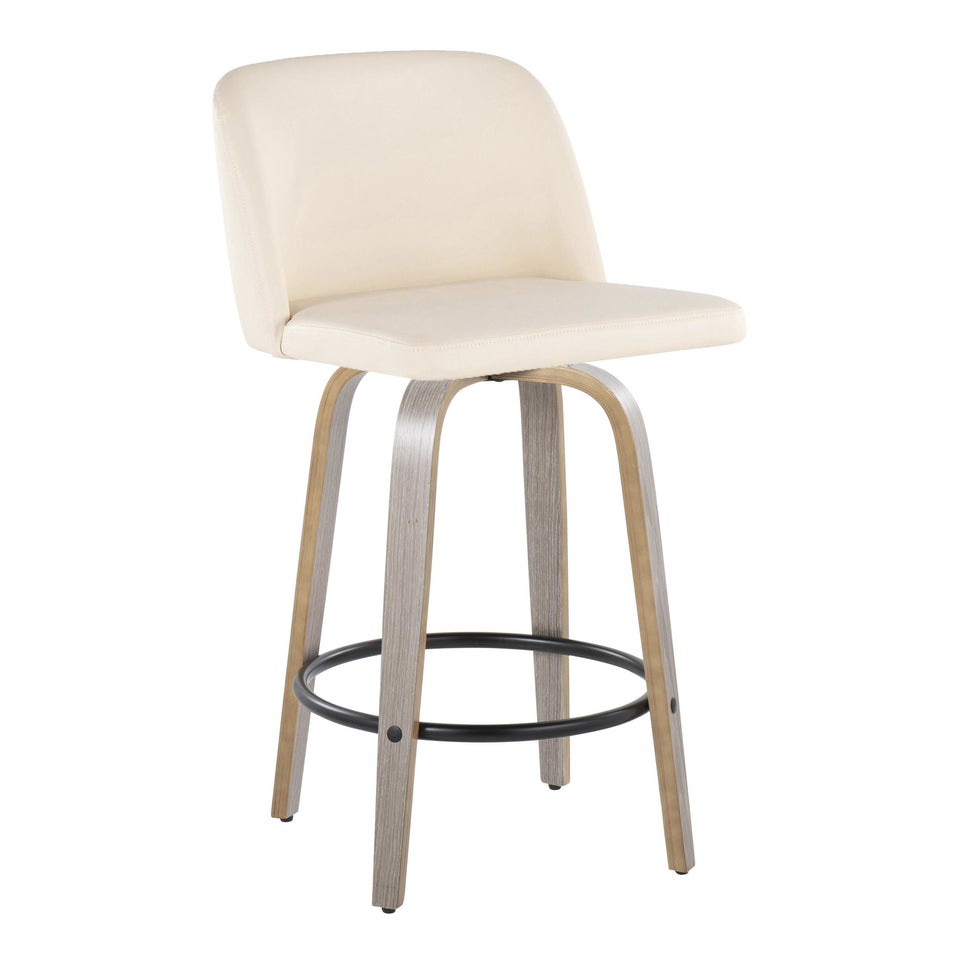 Toriano 26" Fixed-Height Counter Stool - Set of 2