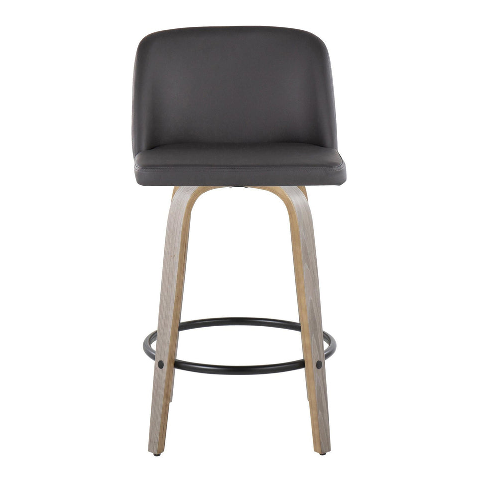 Toriano 26" Fixed-Height Counter Stool - Set of 2