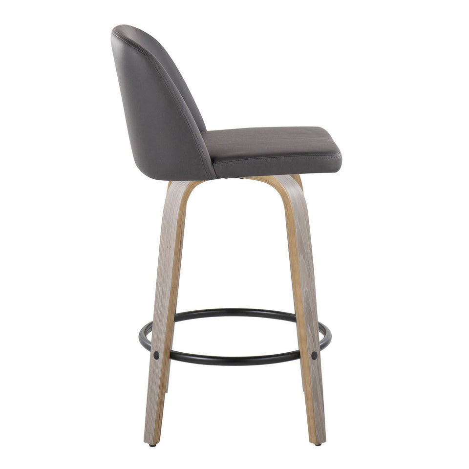 Toriano 26" Fixed-Height Counter Stool - Set of 2