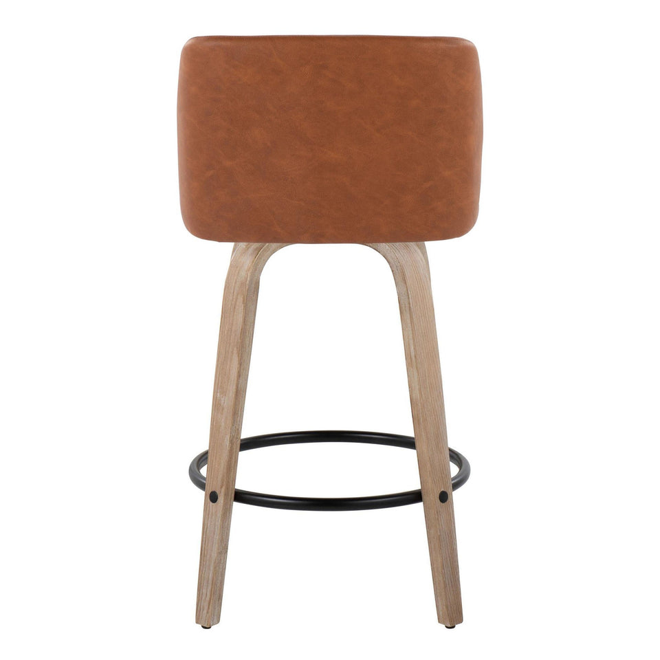 Toriano 26" Fixed-Height Counter Stool - Set of 2