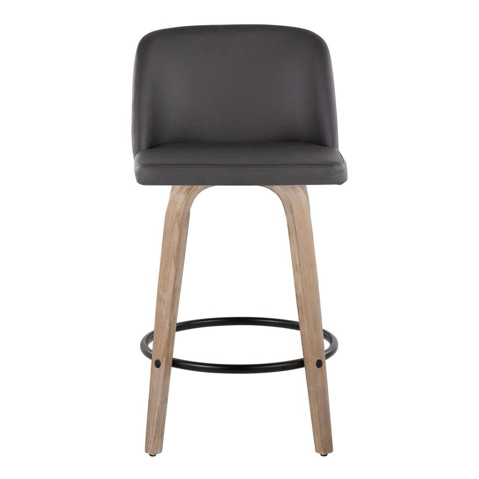 Toriano 26" Fixed-Height Counter Stool - Set of 2