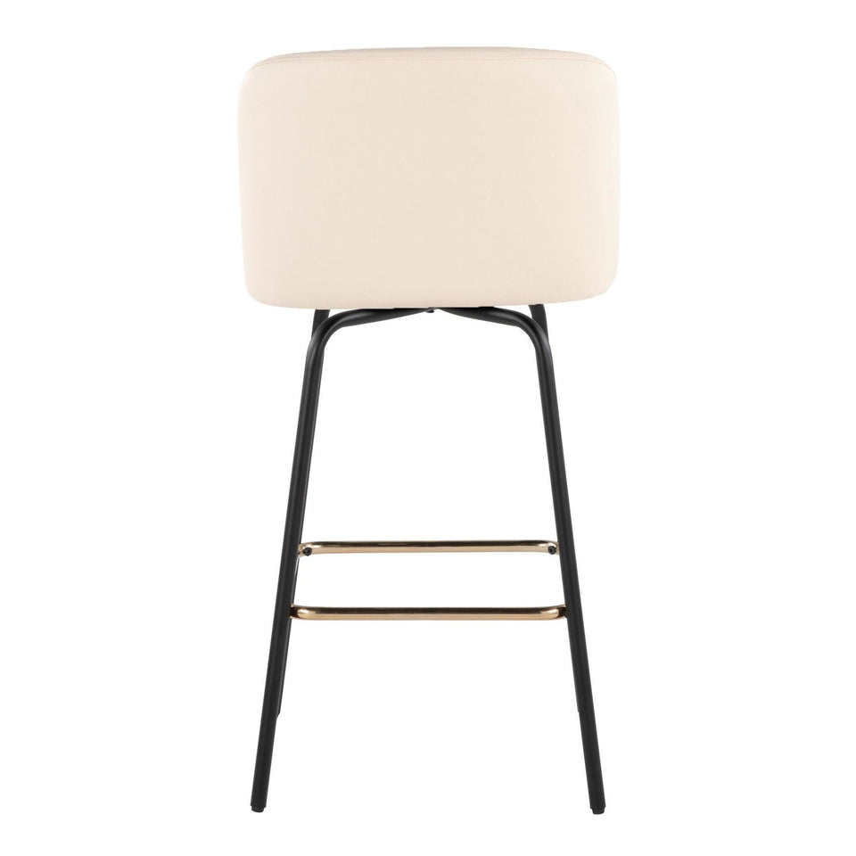 Toriano 26" Fixed-Height Counter Stool - Set of 2
