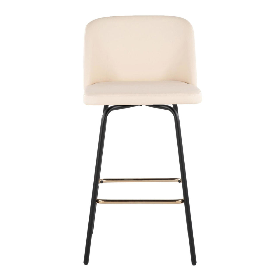Toriano 26" Fixed-Height Counter Stool - Set of 2