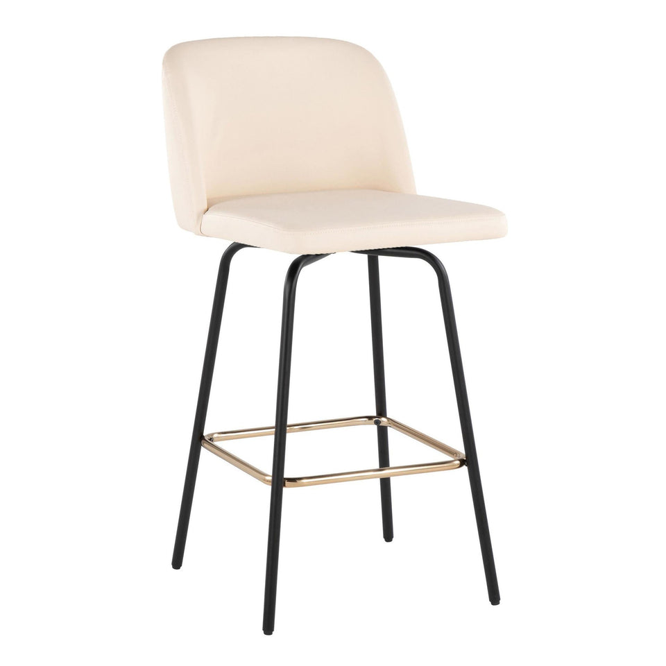 Toriano 26" Fixed-Height Counter Stool - Set of 2