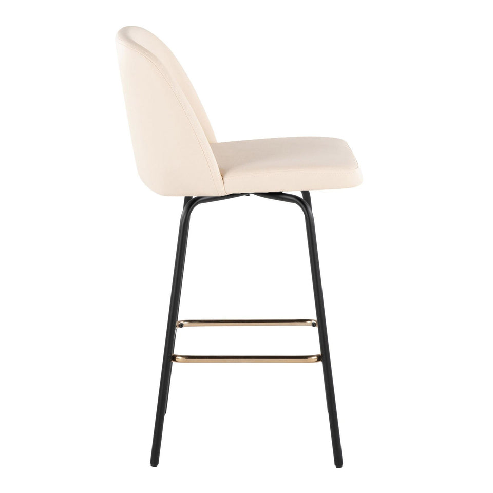 Toriano 26" Fixed-Height Counter Stool - Set of 2