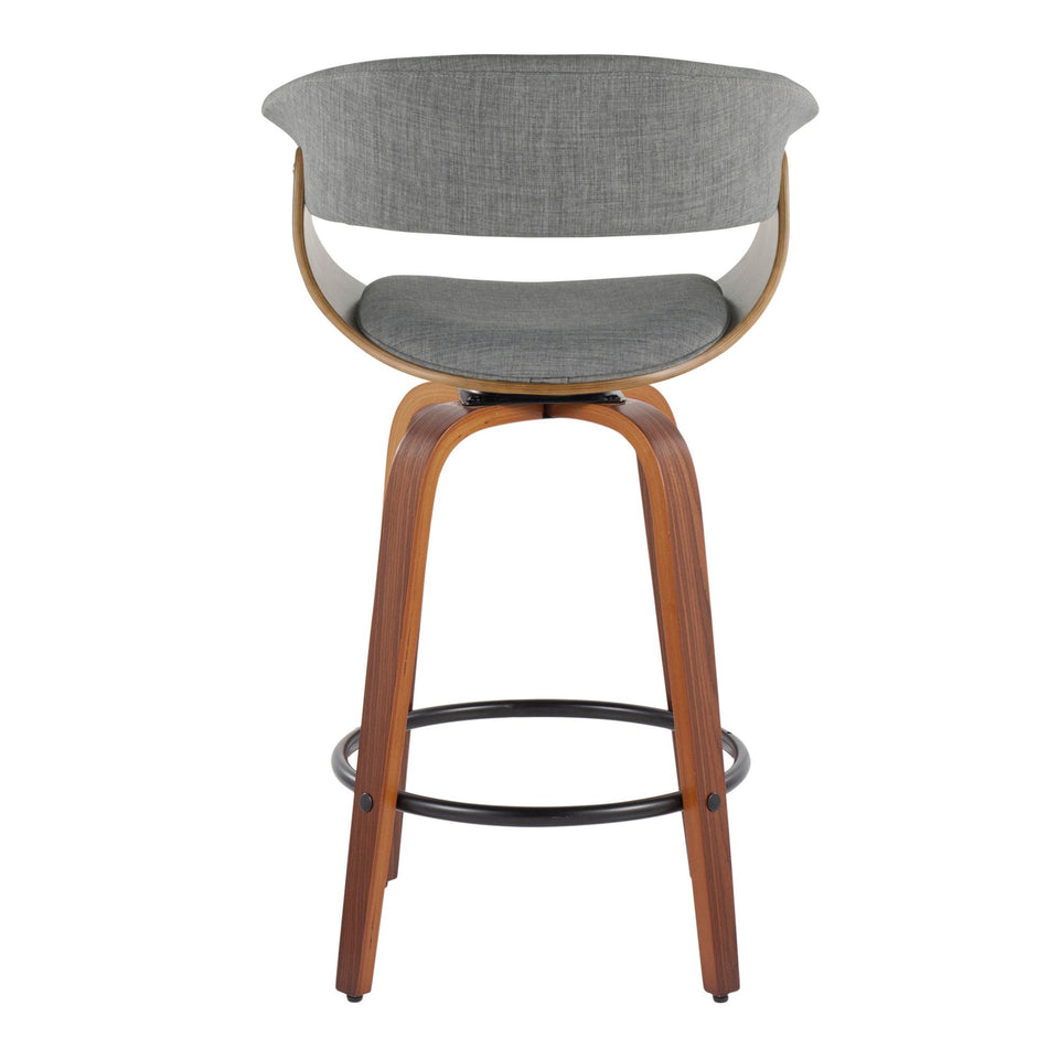 Vintage Mod 26" Fixed-Height Counter Stool - Set of 2