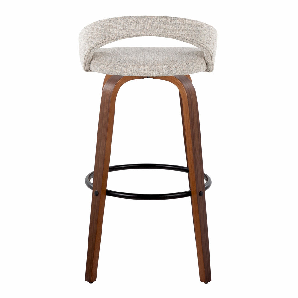 Grotto Upholstered 30" Fixed-Height Barstool - Set of 2