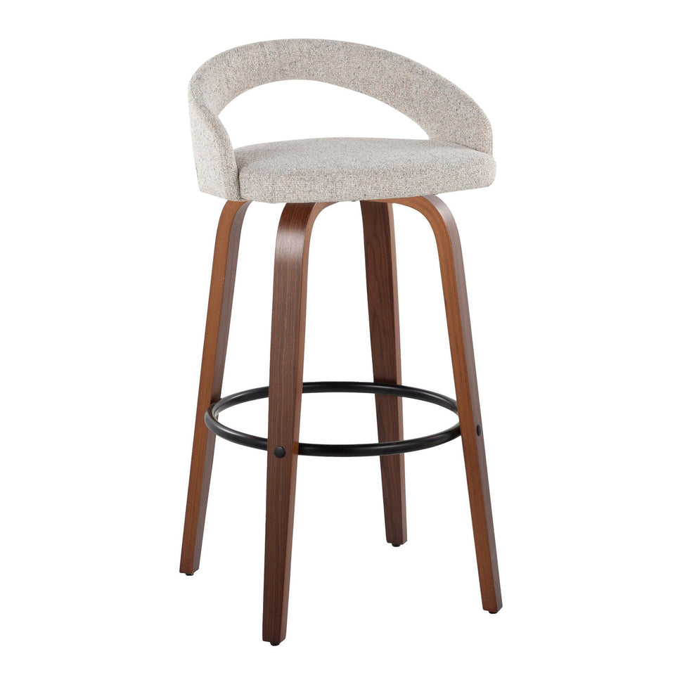 Grotto Upholstered 30" Fixed-Height Barstool - Set of 2