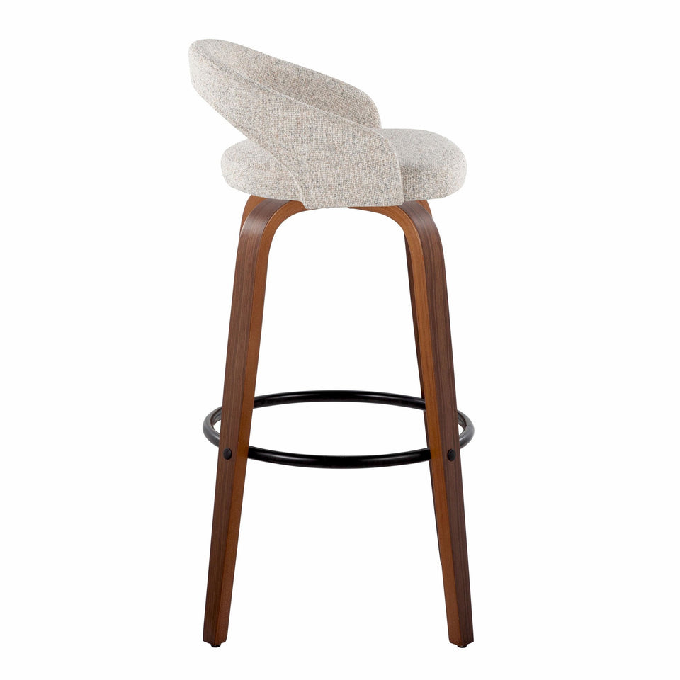 Grotto Upholstered 30" Fixed-Height Barstool - Set of 2