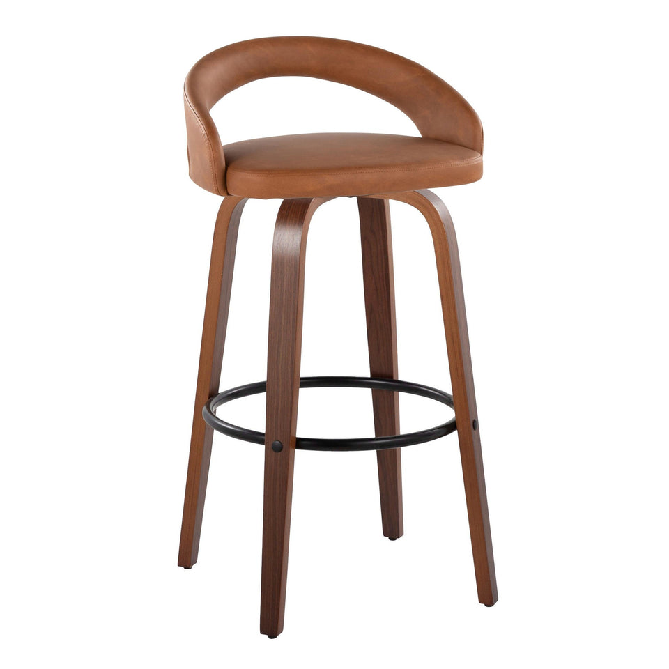 Grotto Upholstered 30" Fixed-Height Barstool - Set of 2