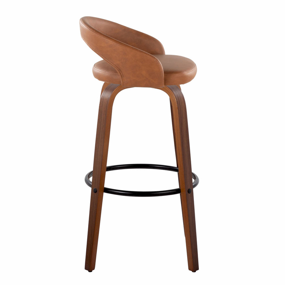 Grotto Upholstered 30" Fixed-Height Barstool - Set of 2
