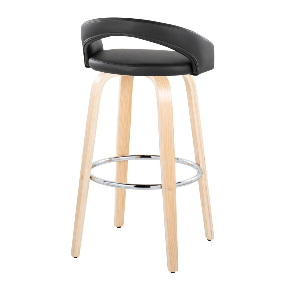Grotto Upholstered 30" Fixed-Height Barstool - Set of 2