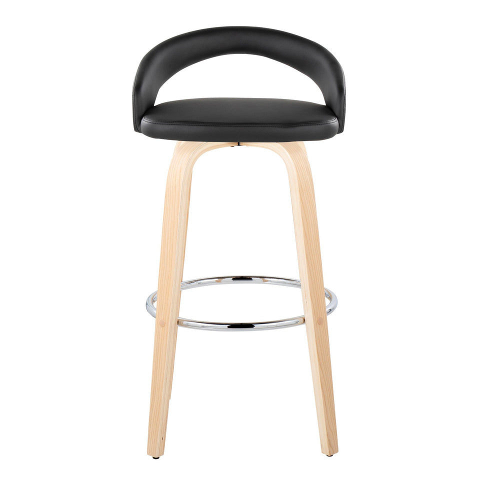 Grotto Upholstered 30" Fixed-Height Barstool - Set of 2