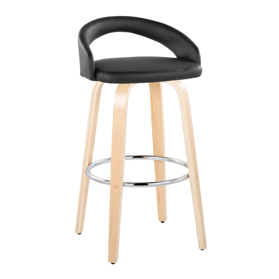 Grotto Upholstered 30" Fixed-Height Barstool - Set of 2