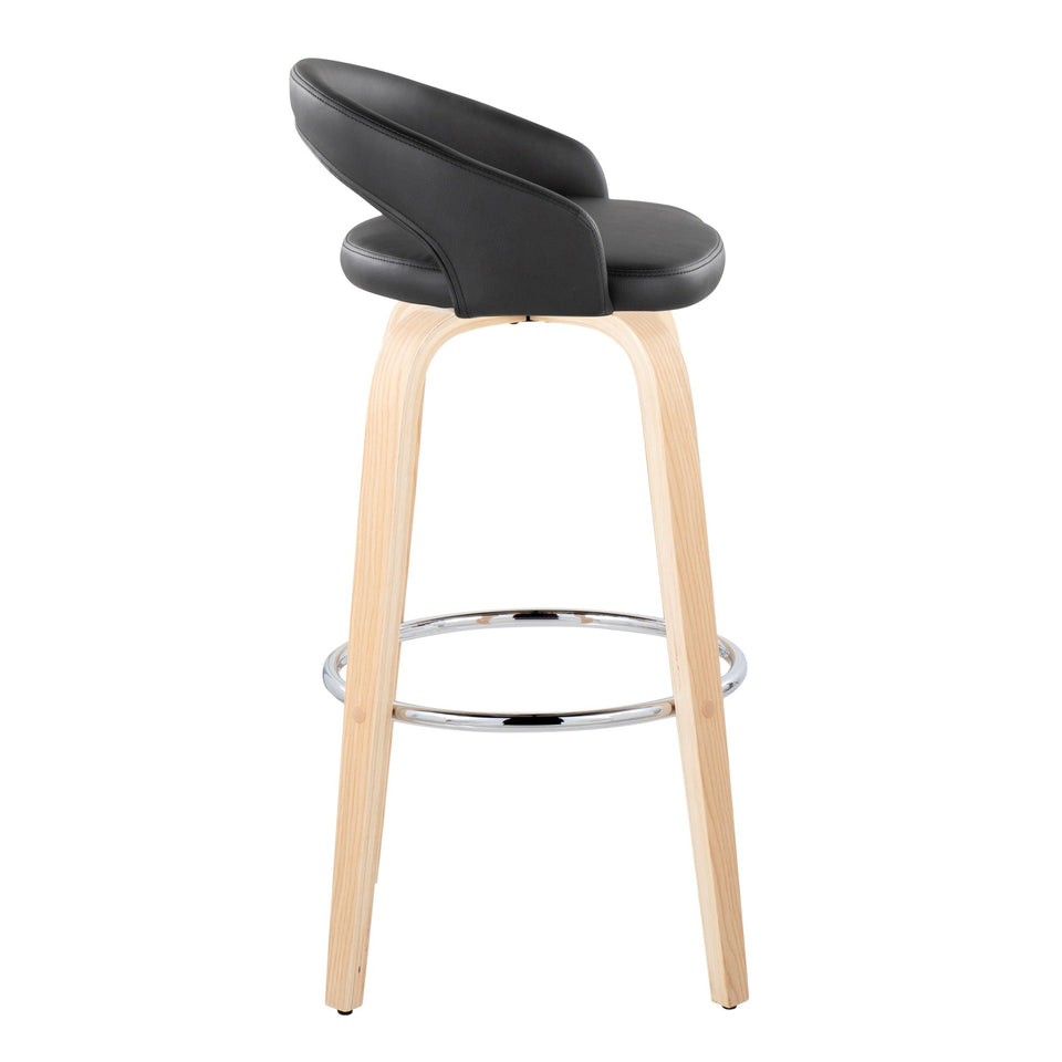 Grotto Upholstered 30" Fixed-Height Barstool - Set of 2
