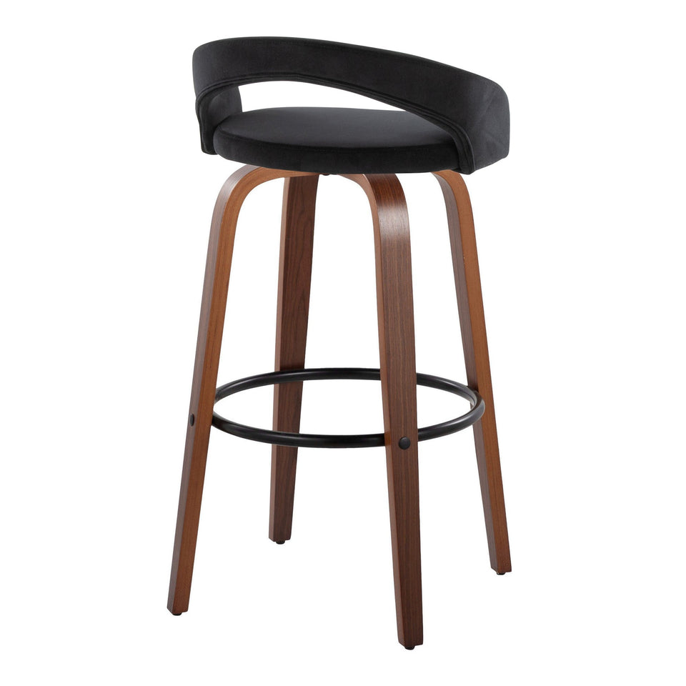 Grotto Upholstered 30" Fixed-Height Barstool - Set of 2