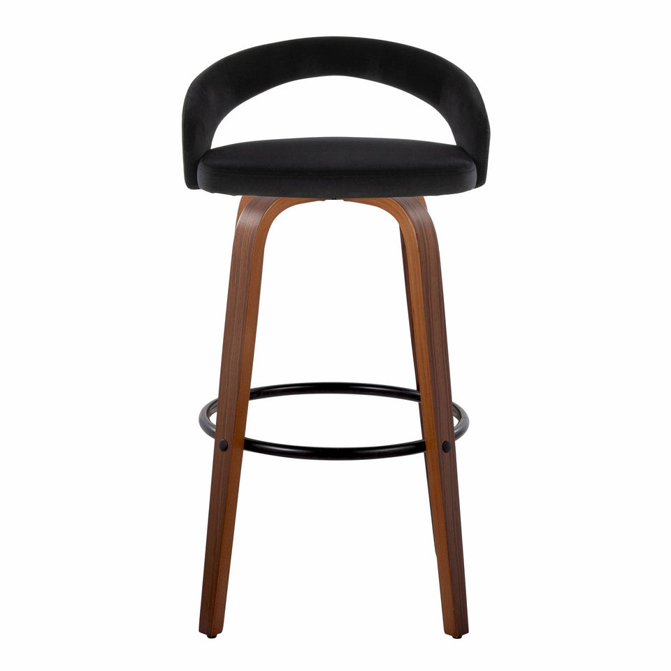 Grotto Upholstered 30" Fixed-Height Barstool - Set of 2