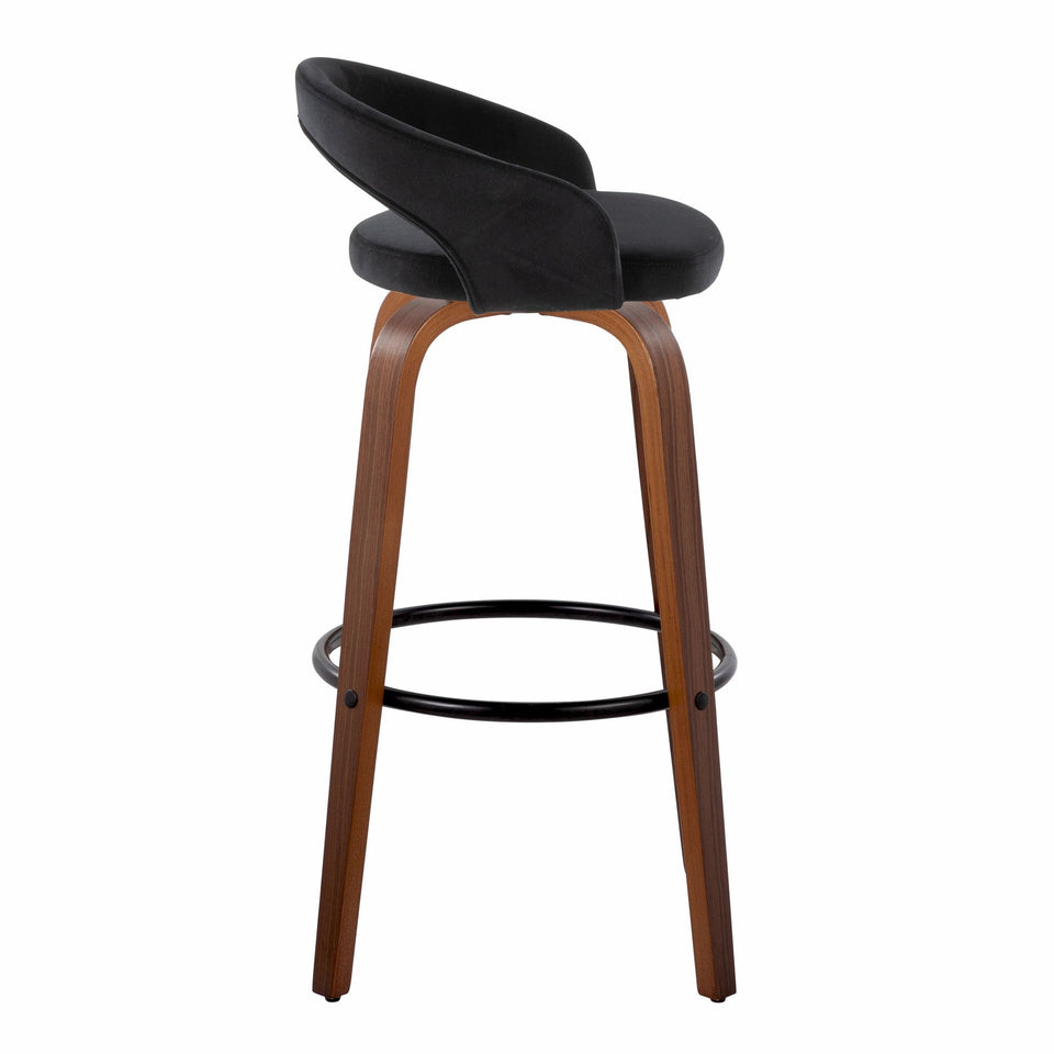 Grotto Upholstered 30" Fixed-Height Barstool - Set of 2