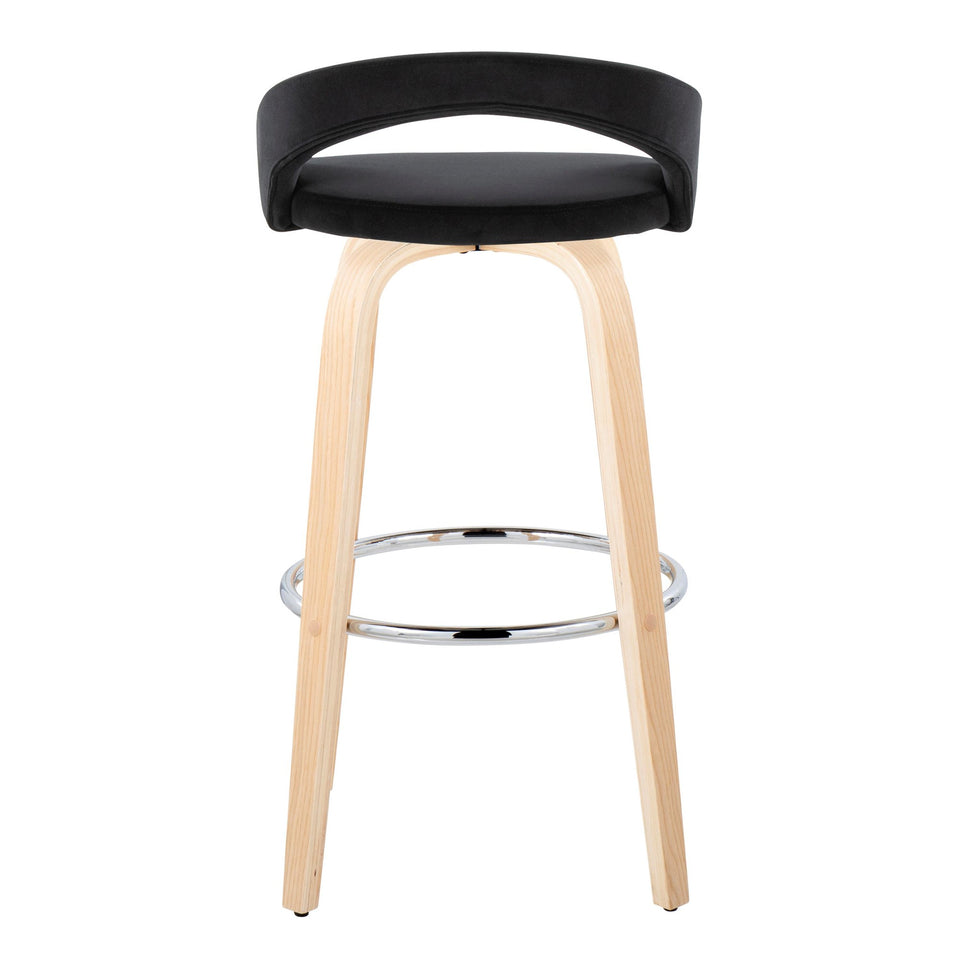 Grotto Upholstered 30" Fixed-Height Barstool - Set of 2