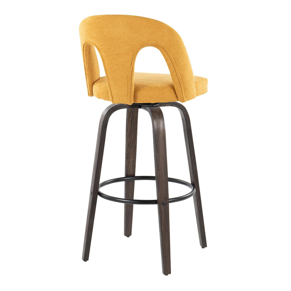 Ava Upholstered 30" Fixed-Height Barstool - Set of 2