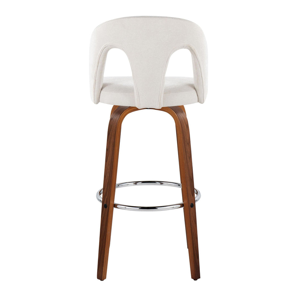Ava Upholstered 30" Fixed-Height Barstool - Set of 2