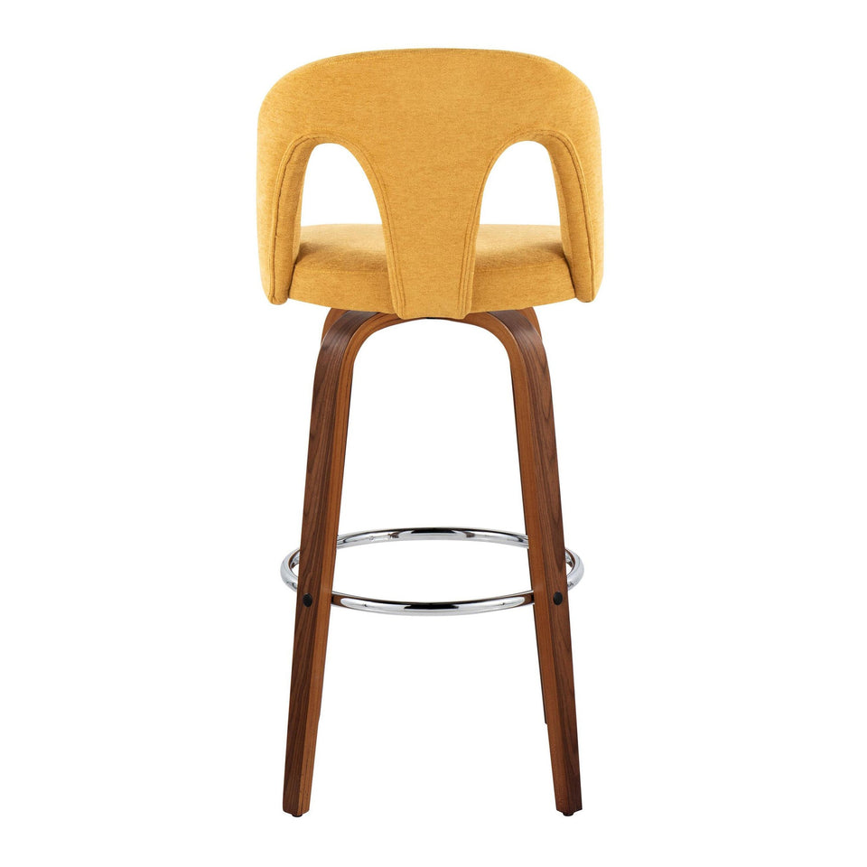 Ava Upholstered 30" Fixed-Height Barstool - Set of 2