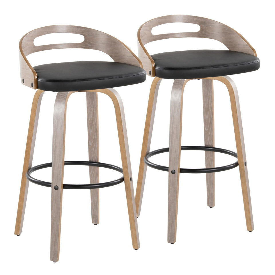 Cassis 30" Fixed-Height Barstool - Set of 2