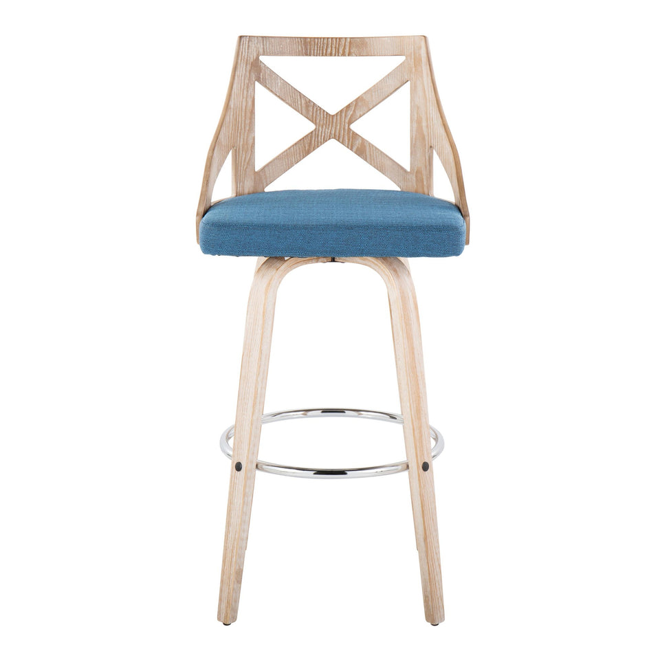 Charlotte 30" Fixed-Height Barstool - Set of 2