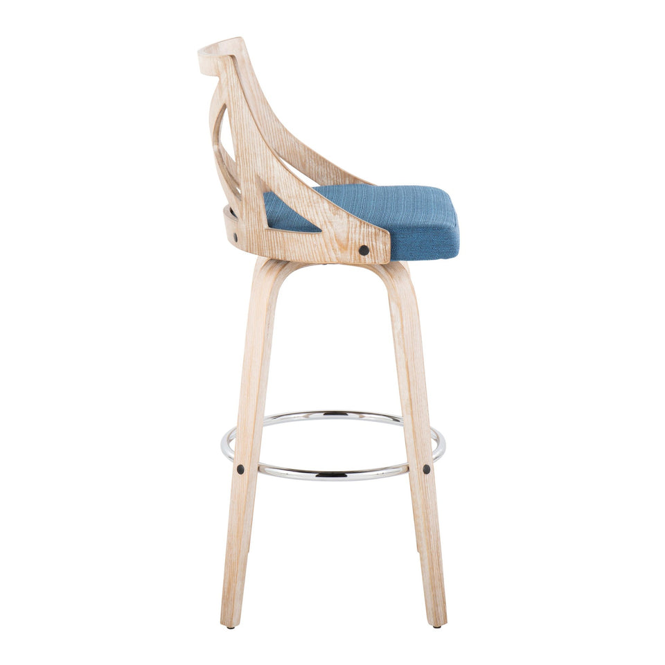 Charlotte 30" Fixed-Height Barstool - Set of 2