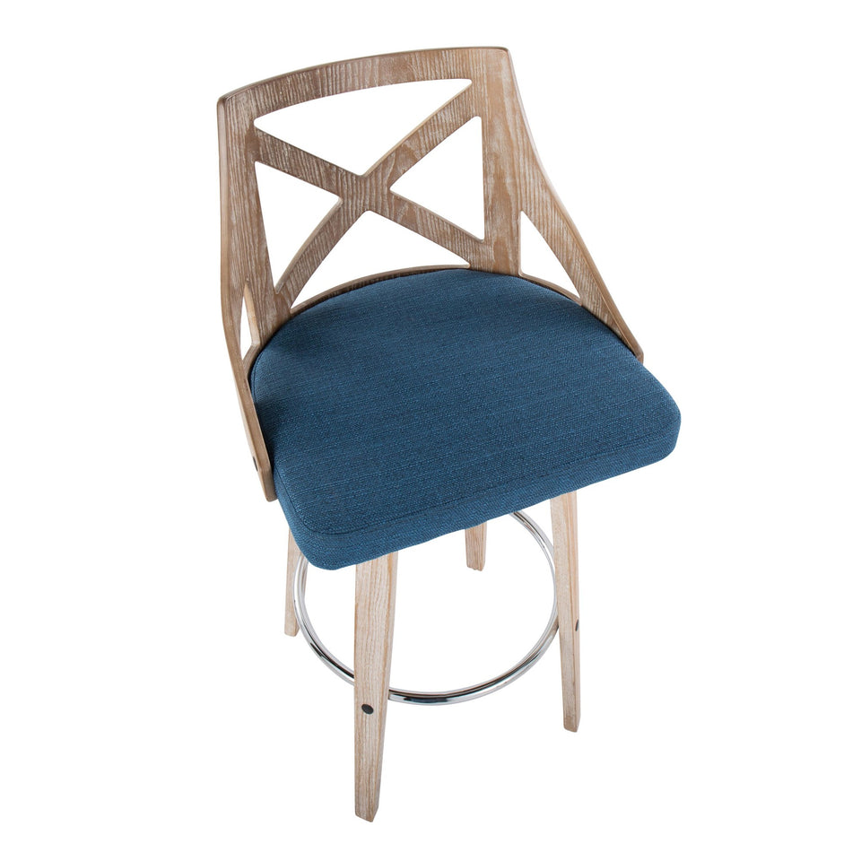 Charlotte 30" Fixed-Height Barstool - Set of 2