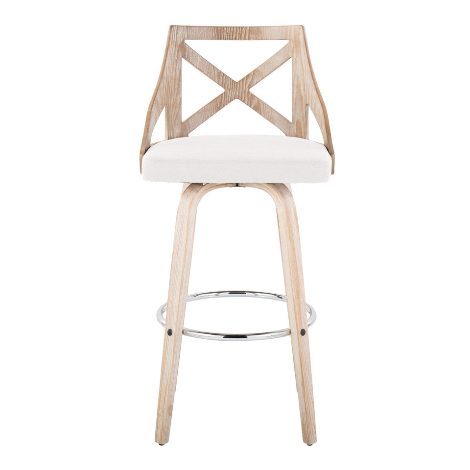 Charlotte 30" Fixed-Height Barstool - Set of 2