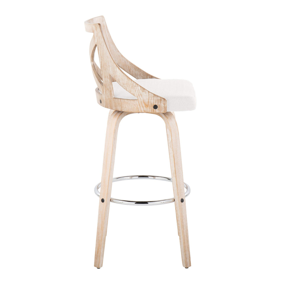 Charlotte 30" Fixed-Height Barstool - Set of 2