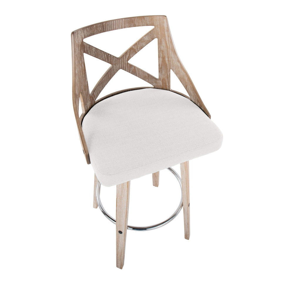 Charlotte 30" Fixed-Height Barstool - Set of 2