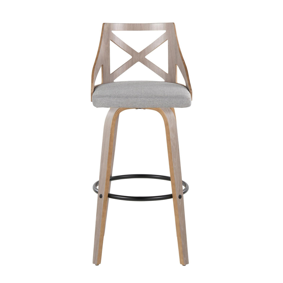Charlotte 30" Fixed-Height Barstool - Set of 2