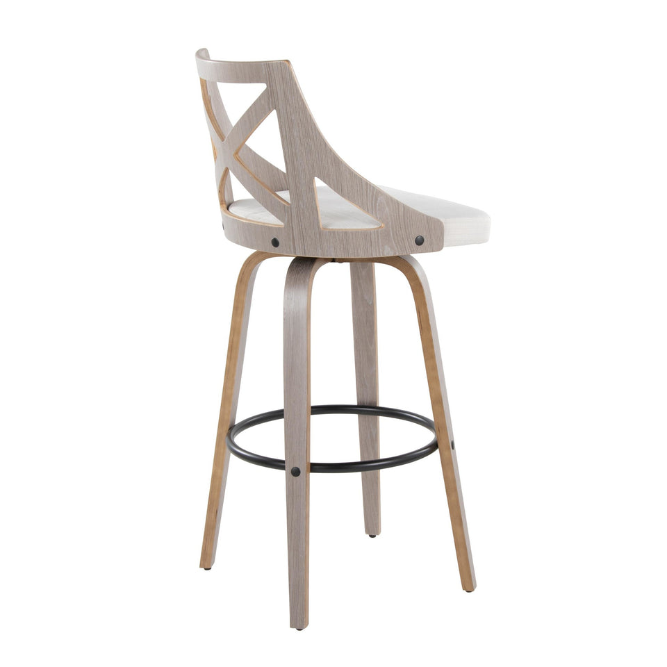 Charlotte 30" Fixed-Height Barstool - Set of 2