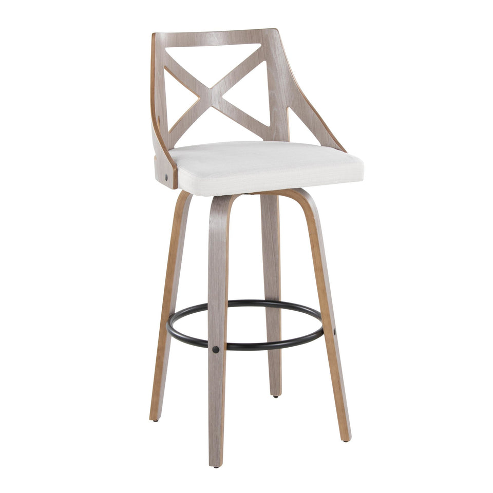 Charlotte 30" Fixed-Height Barstool - Set of 2